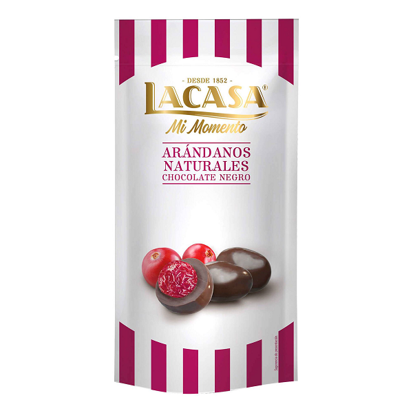 lacasa dark chocolate cranberries 60 g chocolate covered fruit easter gift confectionery box