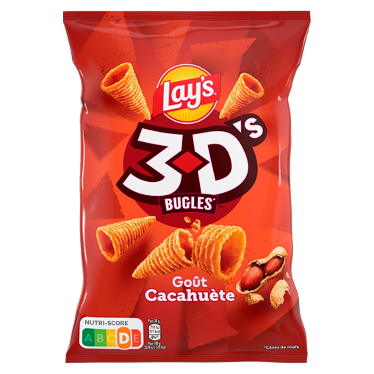 Lay's 3D's Bugles Peanut 85g