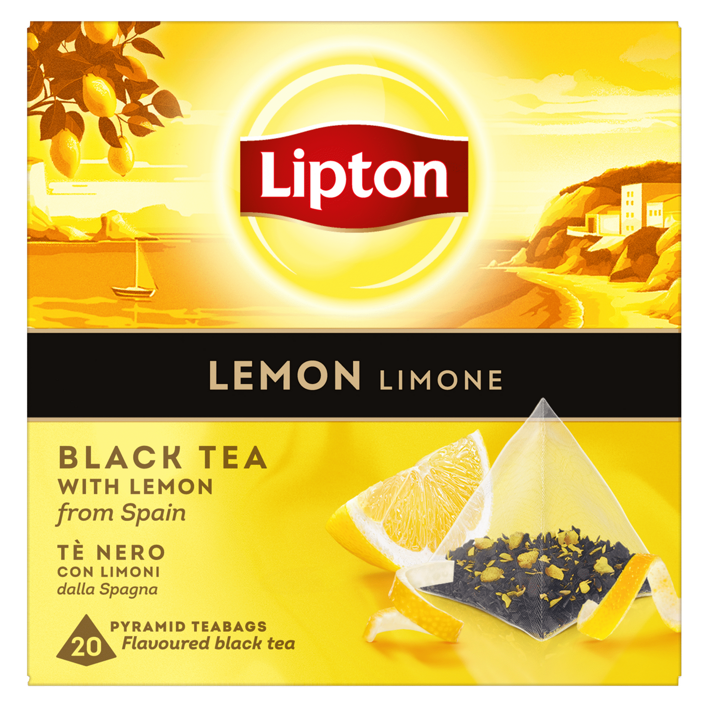Lipton Lemon Black Tea 20 units