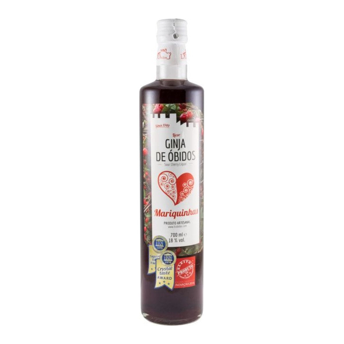 Mariquinhas Ginja de Óbidos 700ml 18% ABV