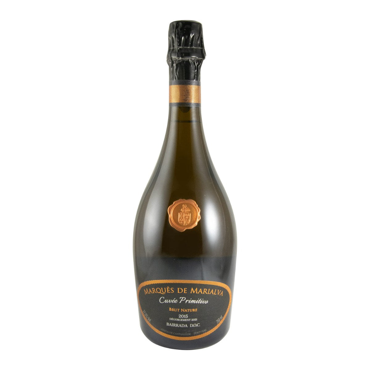 Marquês de Marialva Cuvée Primitivo Brut Nature Sparkling White Wine Bairrada 2015 750ml 12.5% ABV