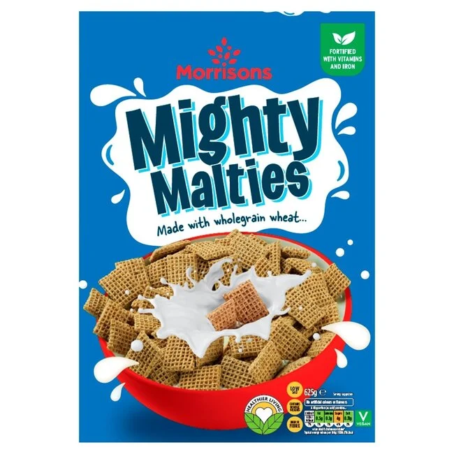 Mighty Malties 625g Morrisons XXL – children youth cereals – breakfast cereals