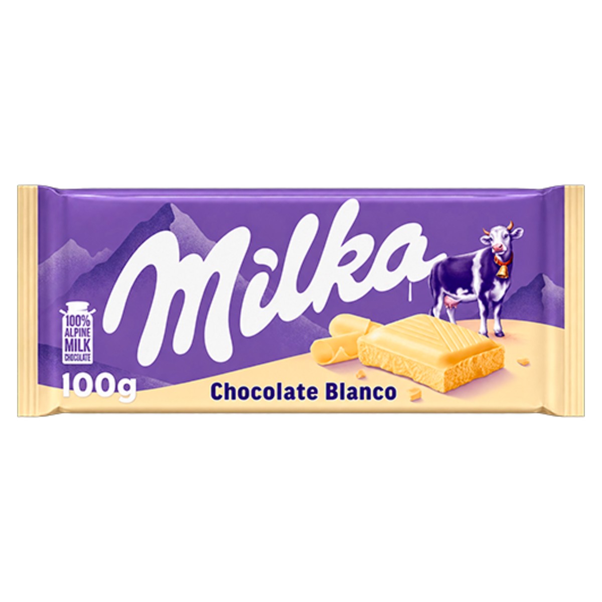 Milka White Chocolate Bar 90g