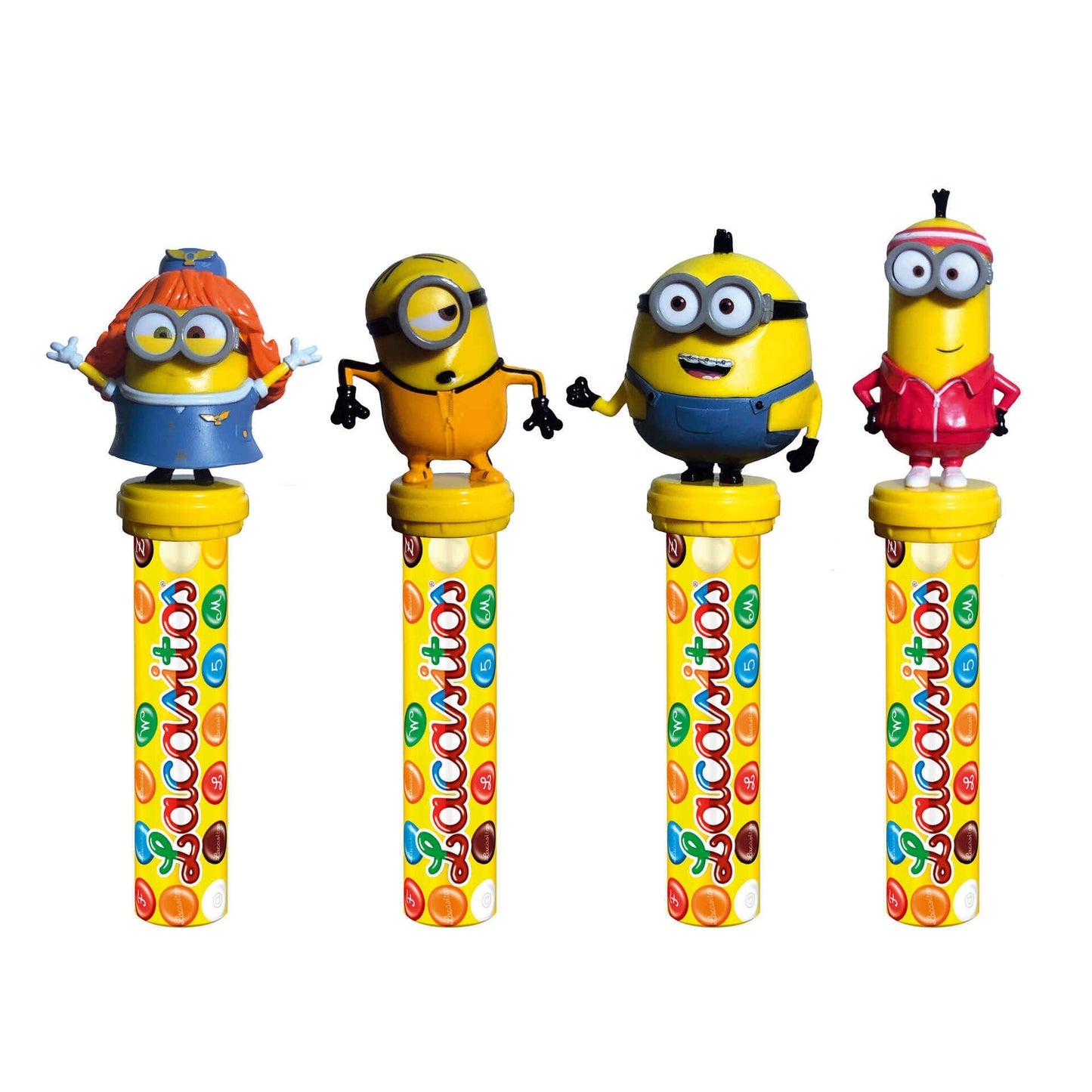 minions lacasitos chocolate dragees 20g candy coated chocolate sweets minions toy candy retro candy collection