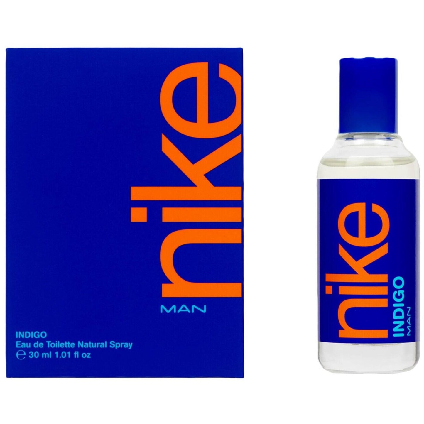 nike indigo eau de toilette 30ml mens fragrance perfume spray sporty grooming personal care