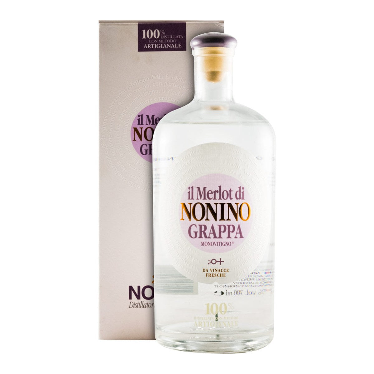 Nonino Merlot Grappa 700ml 41% ABV