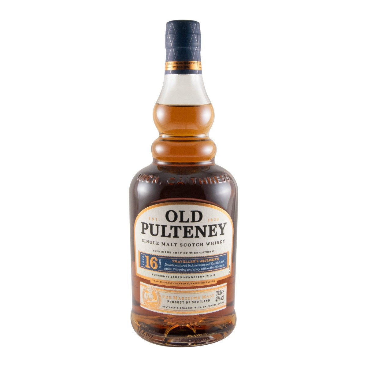 Old Pulteney 16 Year Old Single Malt Scotch Whisky 700ml 43% ABV