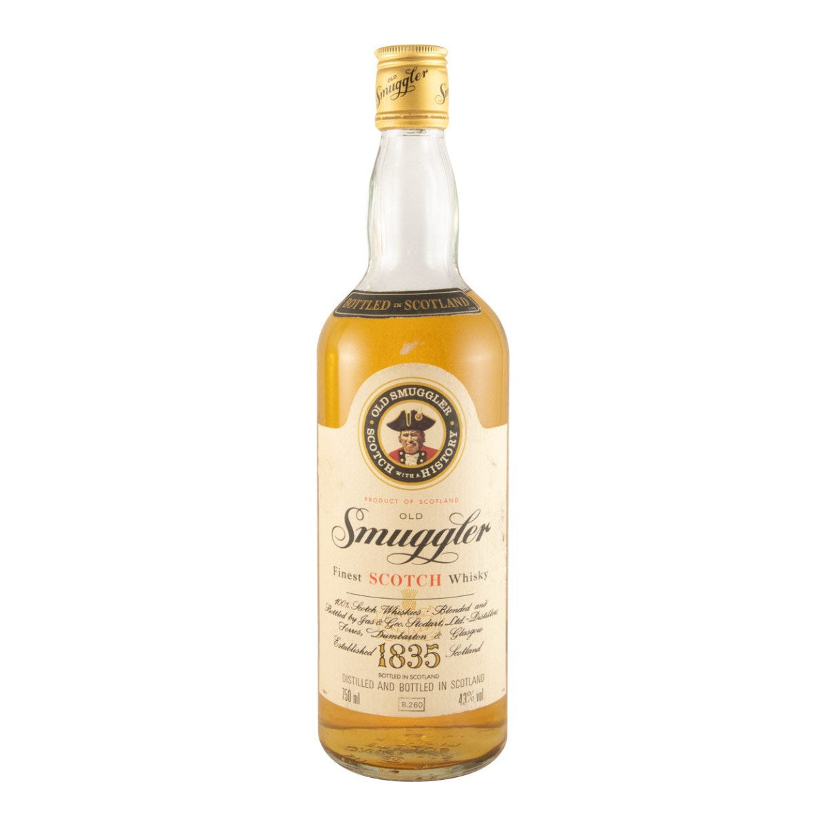 Old Smuggler Finest Blended Scotch Whisky 750ml 43% ABV