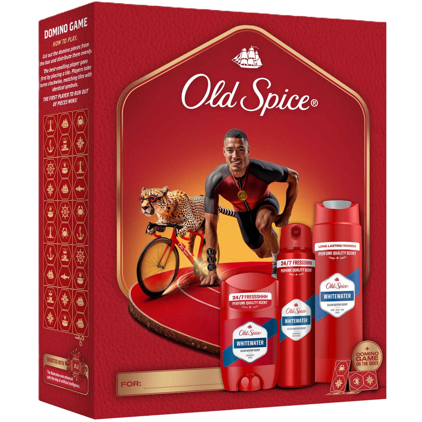 old spice whitewater gift set domino mens grooming gift box fragrance deodorant personal care