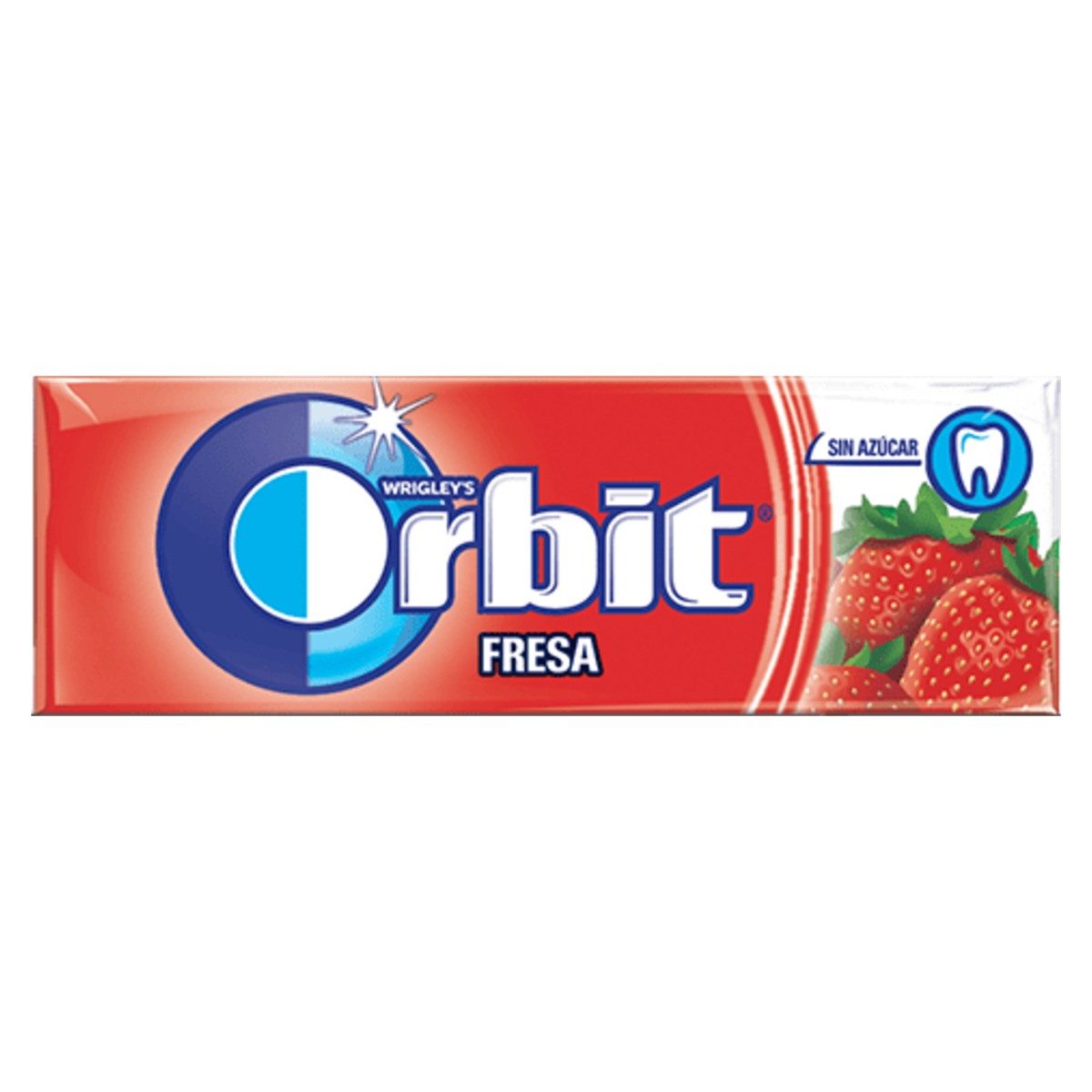 Orbit Strawberry Sugar Free Chewing Gum Dragees 14g