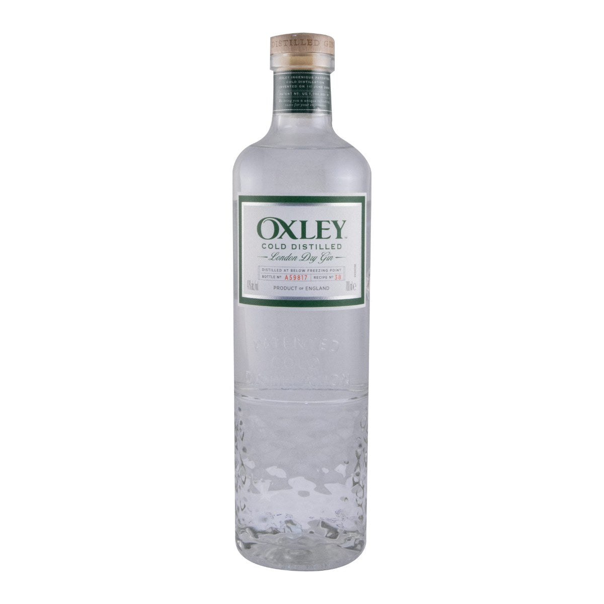 Oxley Cold Distilled Gin 700ml 47% ABV