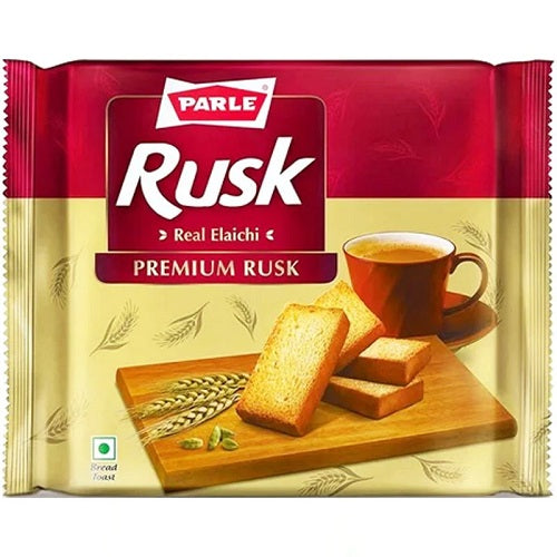 parle premium rusk 200g crunchy wheat rusks tea snack global biscuit classics