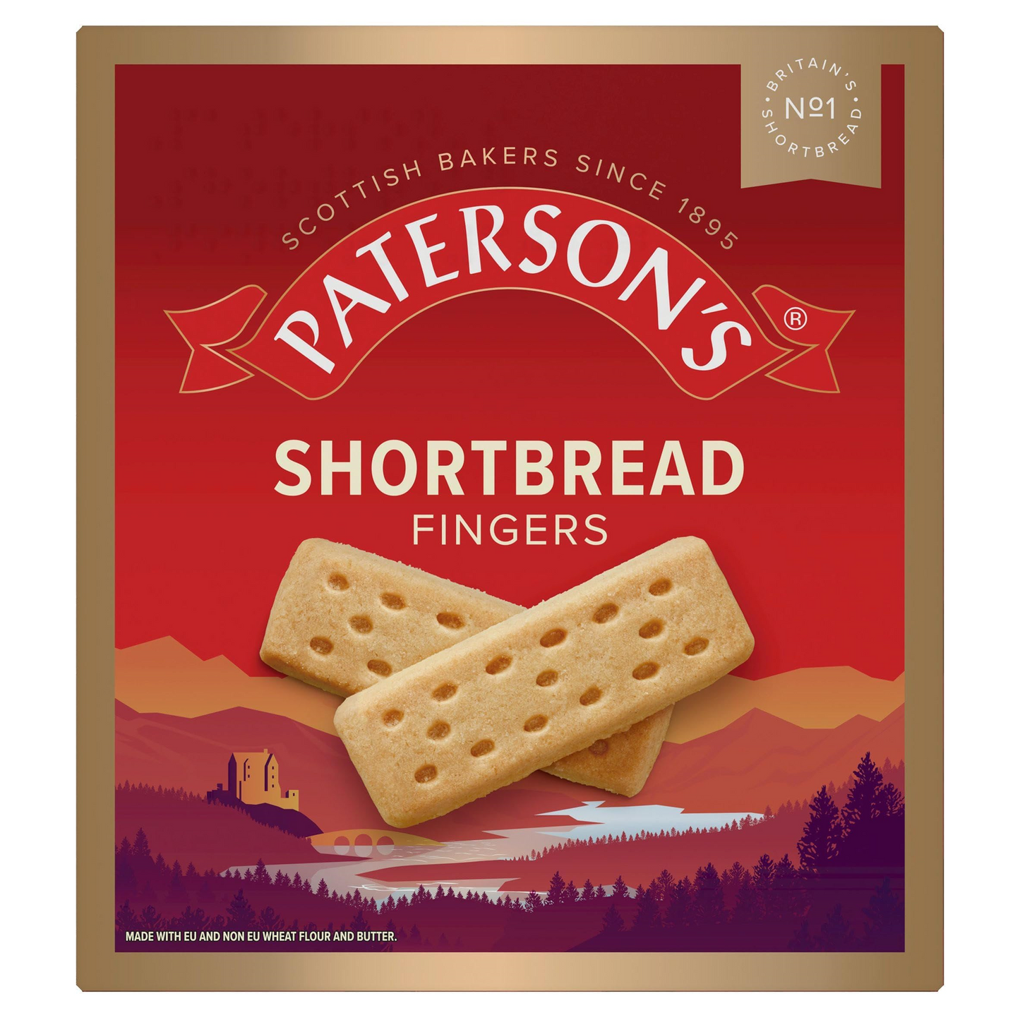 patersons shortbread fingers 380g scottish shortbread biscuits buttery tea biscuits traditional biscuit selection