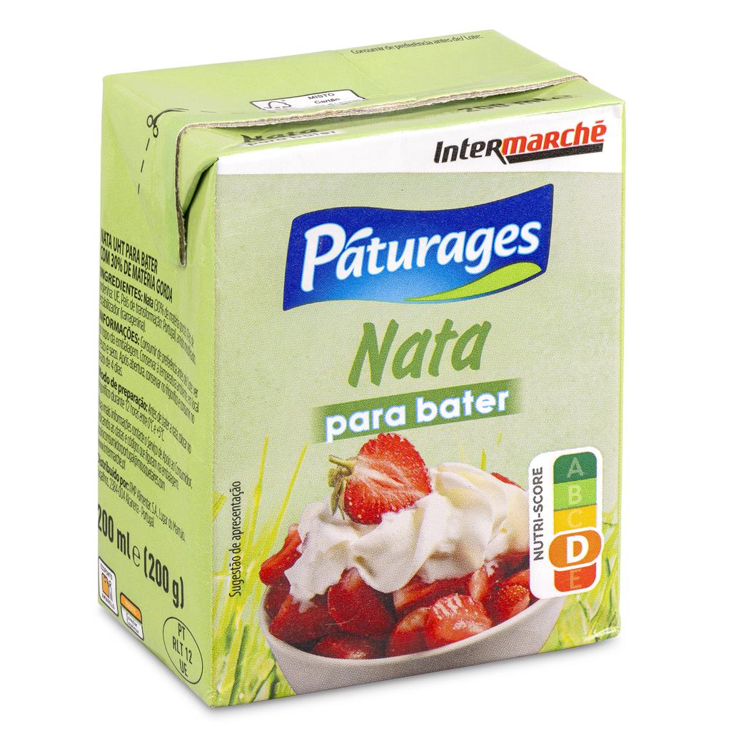 Pâturages UHT Whipping Cream 200ml