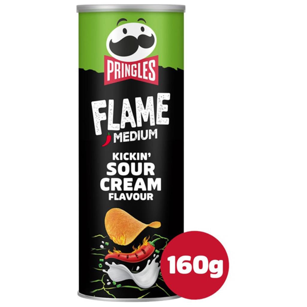 Pringles Hot Sour Cream and Onion 160g