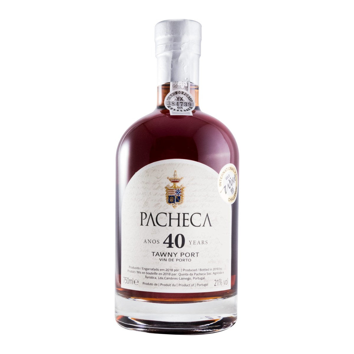 Quinta da Pacheca 40 Year Old Tawny Porto Wine 750ml 21% ABV