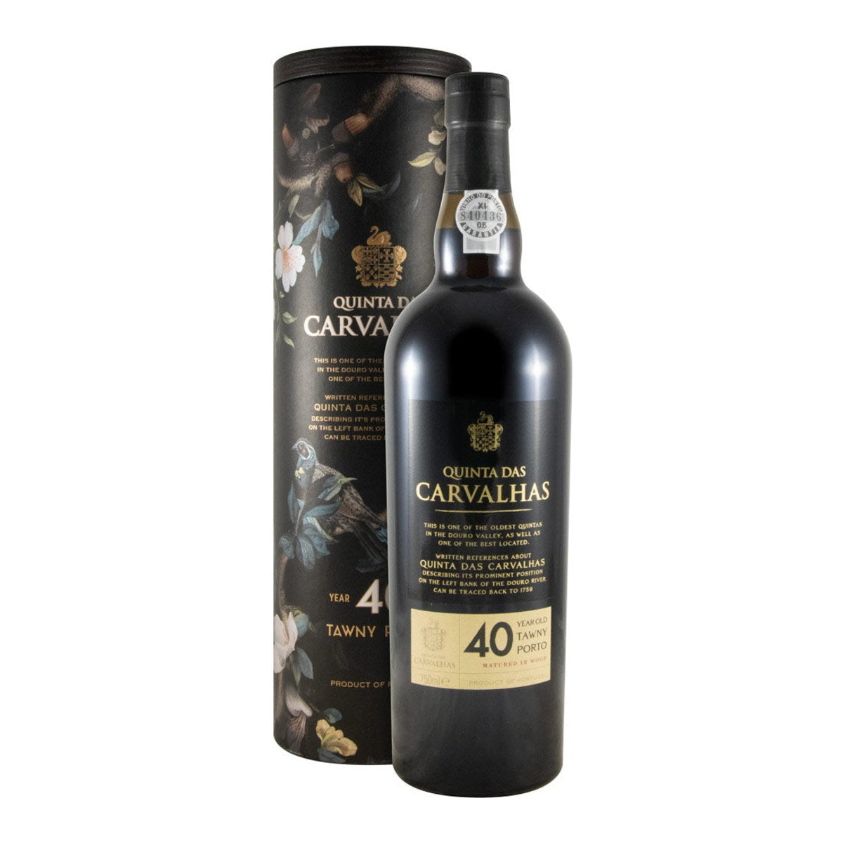 Quinta das Carvalhas 40 Year Old Tawny Porto Wine 750ml 20% ABV