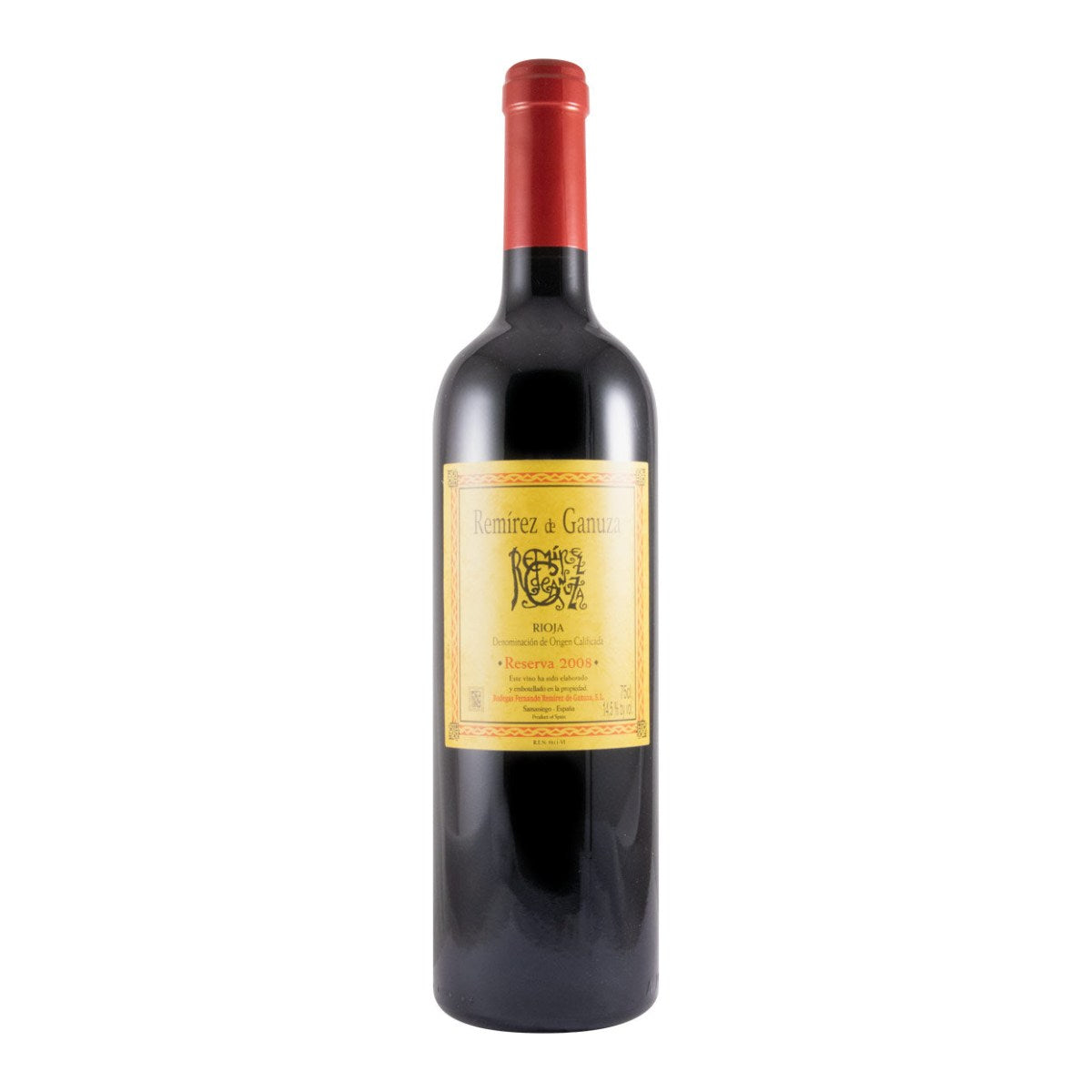 Remírez de Ganuza Reserva Rioja Red Wine La Rioja 2008 750ml 14.5% ABV