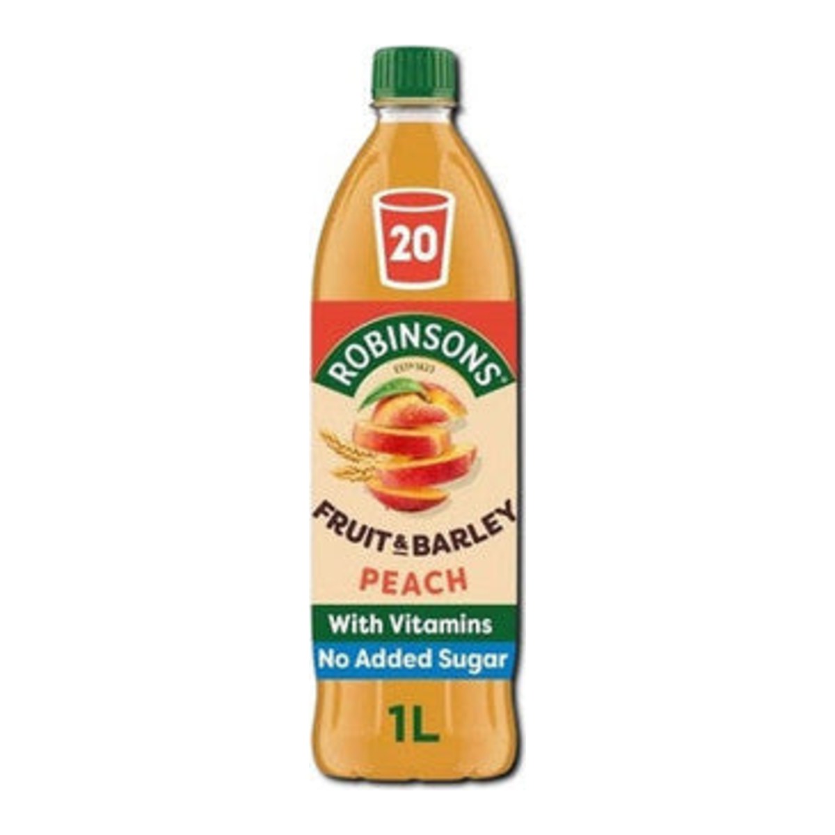 Robinsons Fruit & Barley with Vitamins Peach Squash 1L