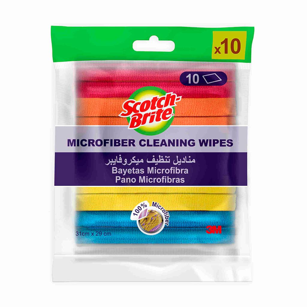 Scotch-Brite Microfibre Cloths Pack of 10