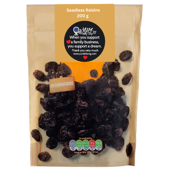 seedless raisins 200 g sweet dried grapes dried fruit fruit snacks dried fruit and fruit snacks collection