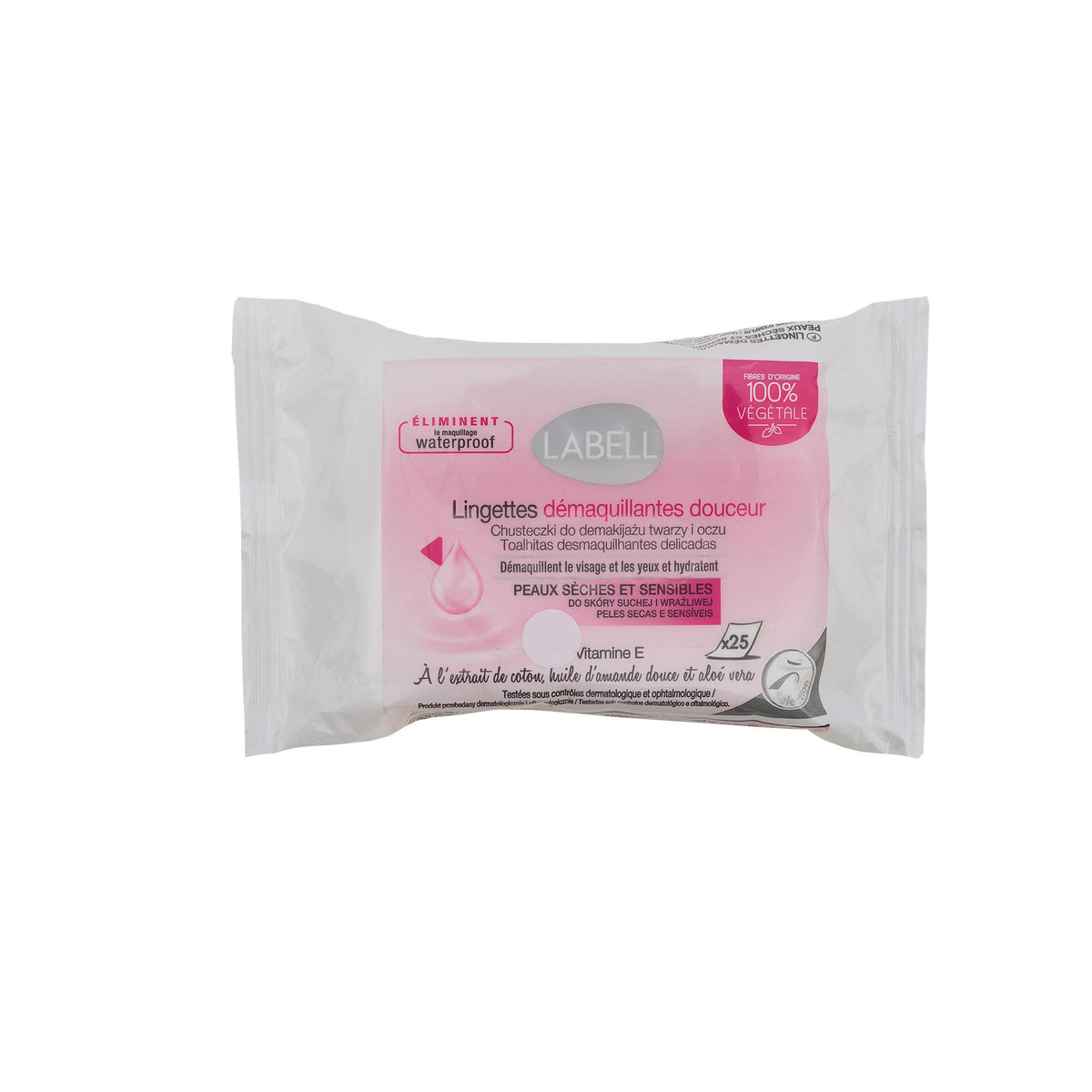 Sensitive Skin Make-Up Remover Wipes Pack of 25