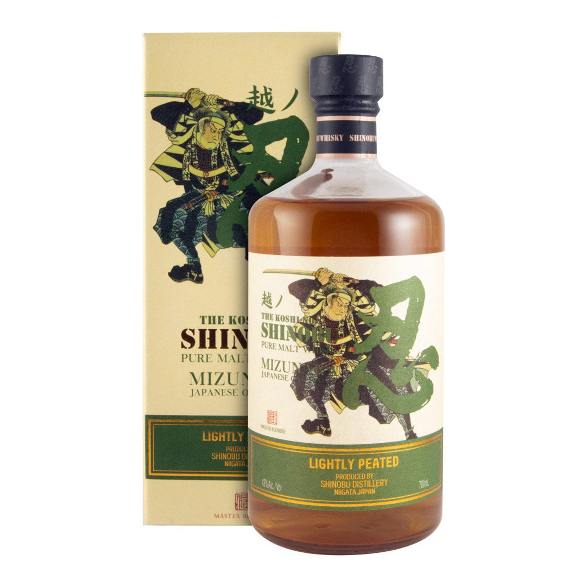 Shinobu The Koshi-No Lightly Peated Mizunara Oak Pure Malt Whisky 700ml 43% ABV