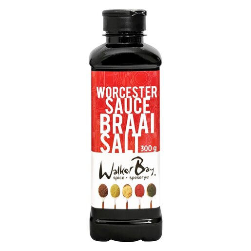 Worcester Sauce Braai Salt 300g BB 28/04/2024