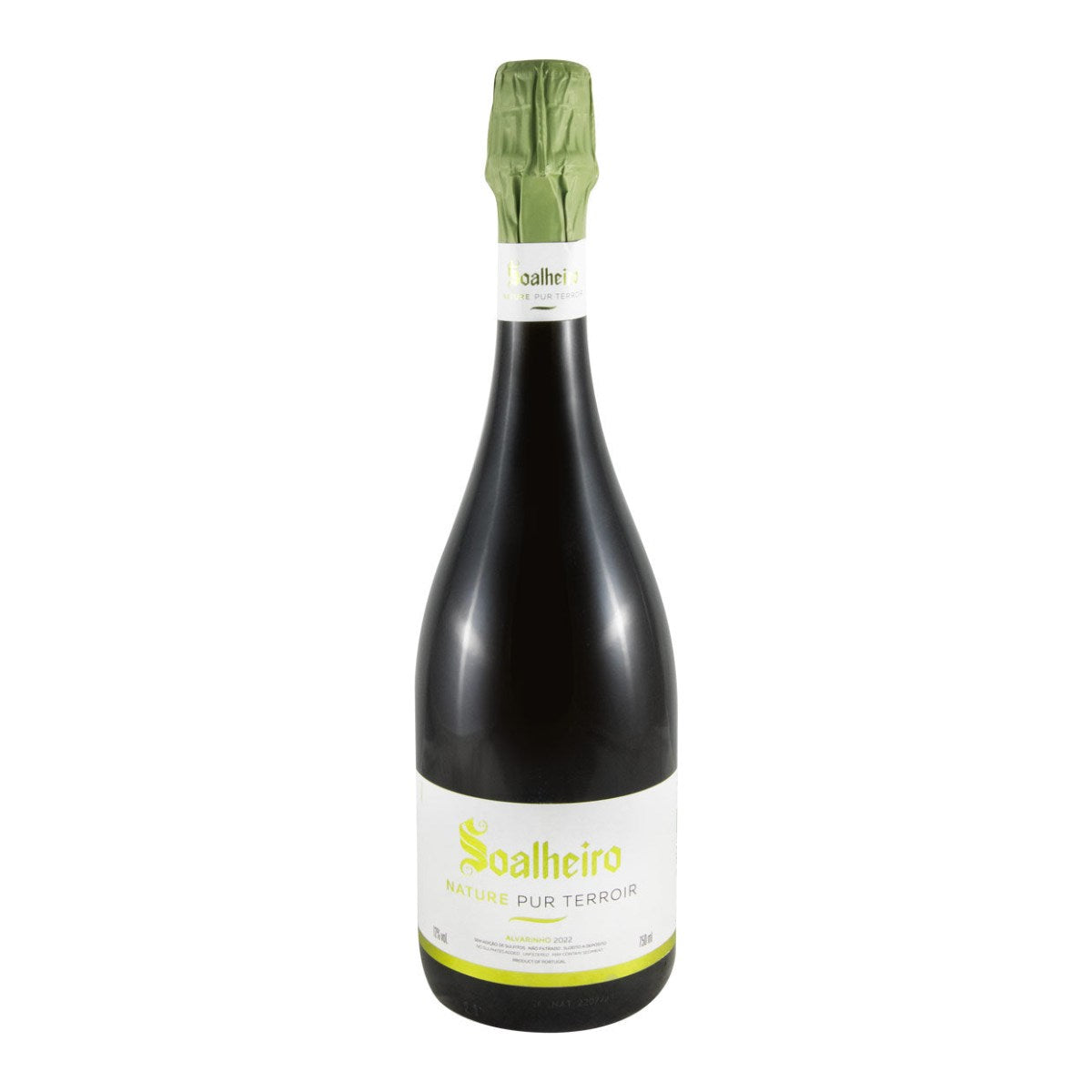 Soalheiro Alvarinho Nature Pur Terroir Organic Brut Nature Sparkling White Wine Vinho Verde 2022 750ml 12% ABV