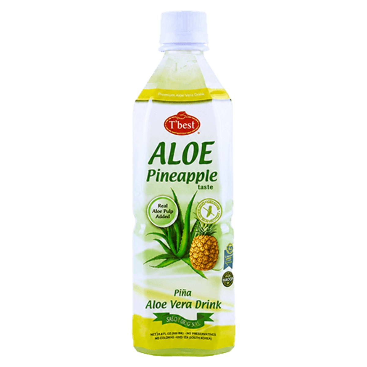 T'Best Aloe Vera Drink Pineapple 500ml
