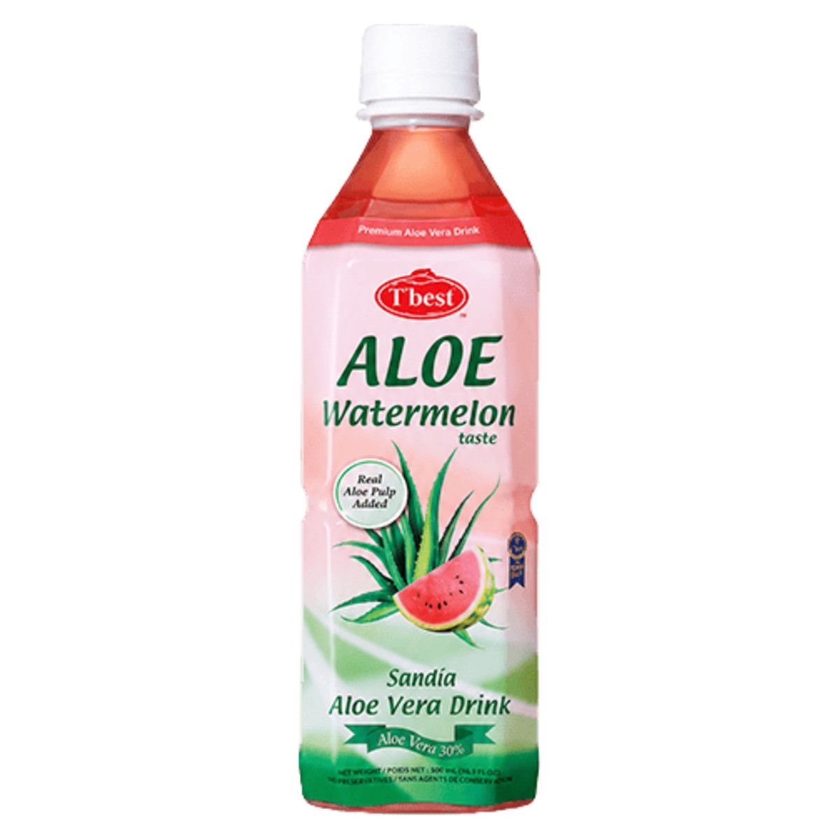 T'Best Aloe Vera Drink Watermelon 500ml