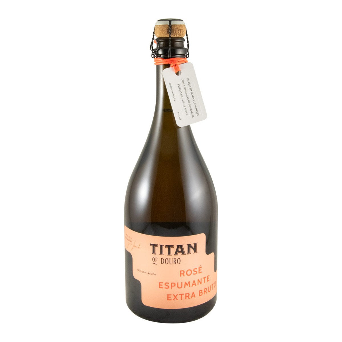 Titan of Douro Extra Brut Sparkling Rosé Wine Douro 750ml 12.5% ABV