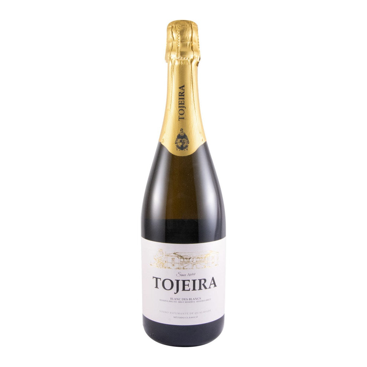 Tojeira Blanc de Blancs Reserva Brut Sparkling White Wine 750ml 12.5% ABV