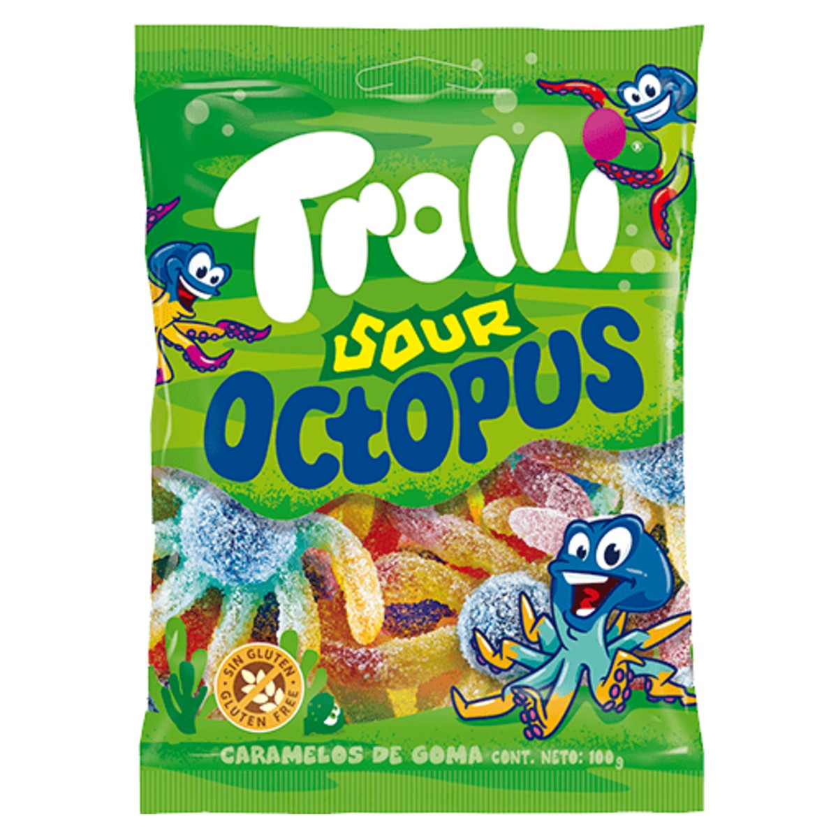 Trolli Sour Octopus Gummies 100g