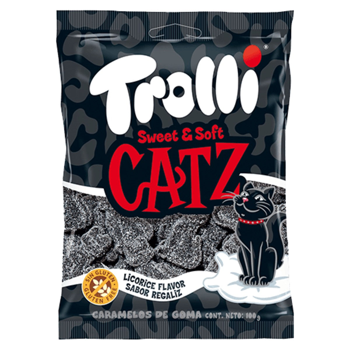 Trolli Sweet & Soft Catz Liquorice Gummies 100g