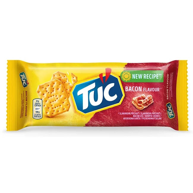 Tuc Bacon Crackers 100 g – savoury crackers; Crackers Salty and Healthy; South African Products