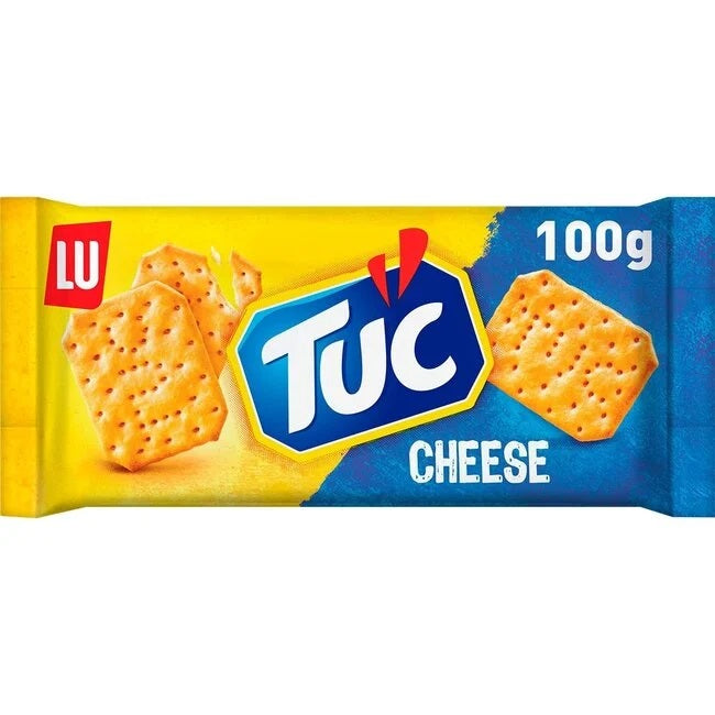 Tuc Cheese Crackers 100 g – savoury crackers; Crackers Salty and Healthy; South African Products