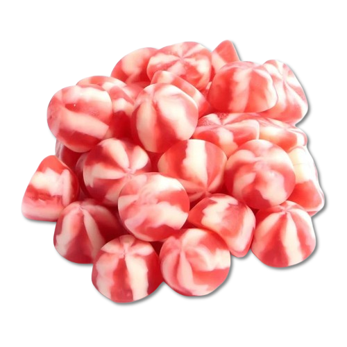 twisty kisses gummies by weight – shiny jelly and foam sweets pick n mix candy glossy fruit gummies