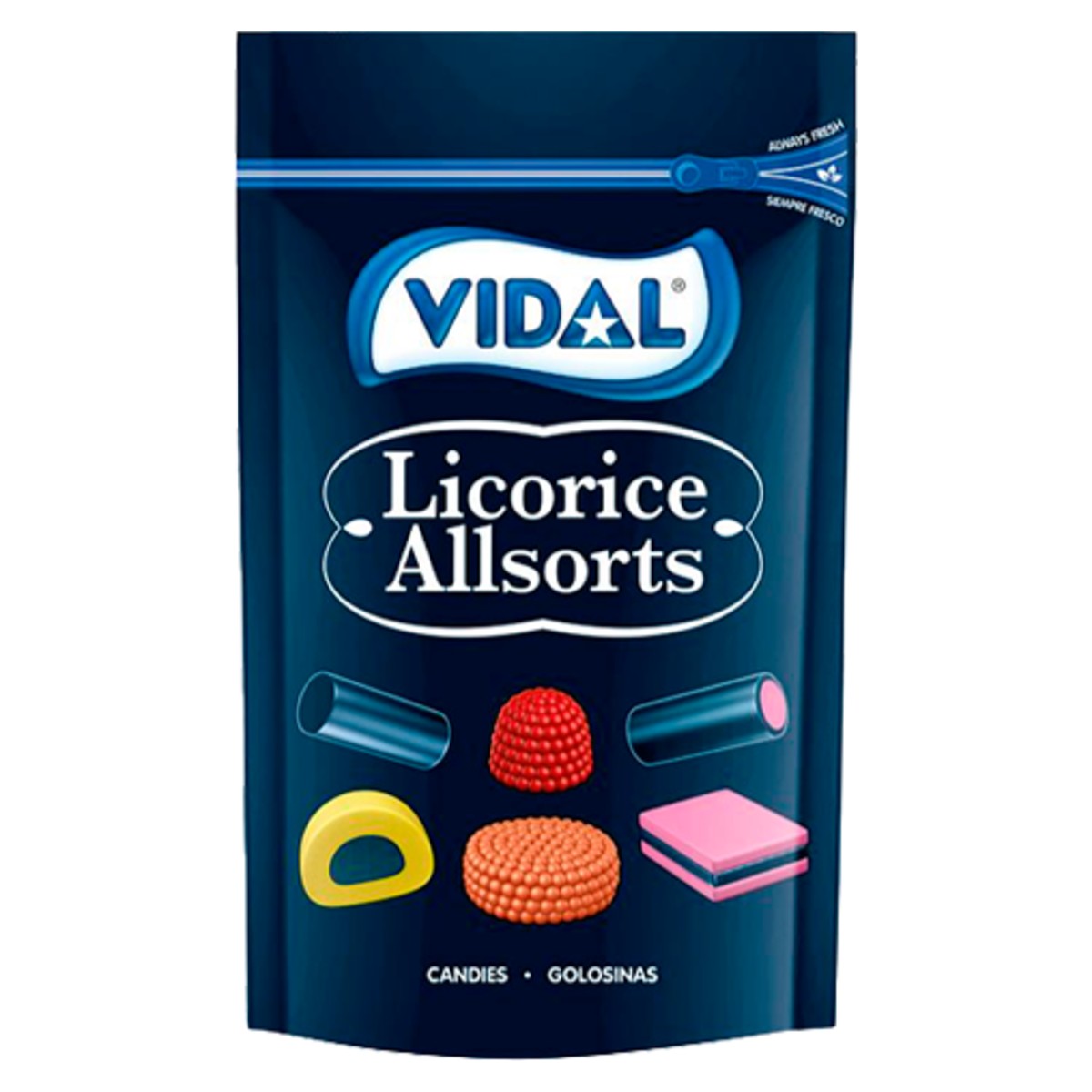 Vidal Liquorice Allsorts 90g