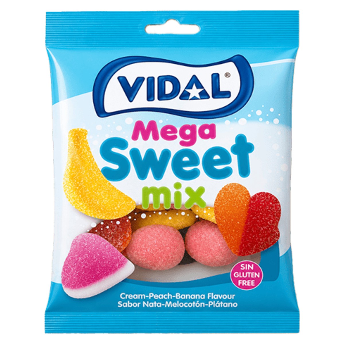 Vidal Mega Assortment Sugared Gummies 90g