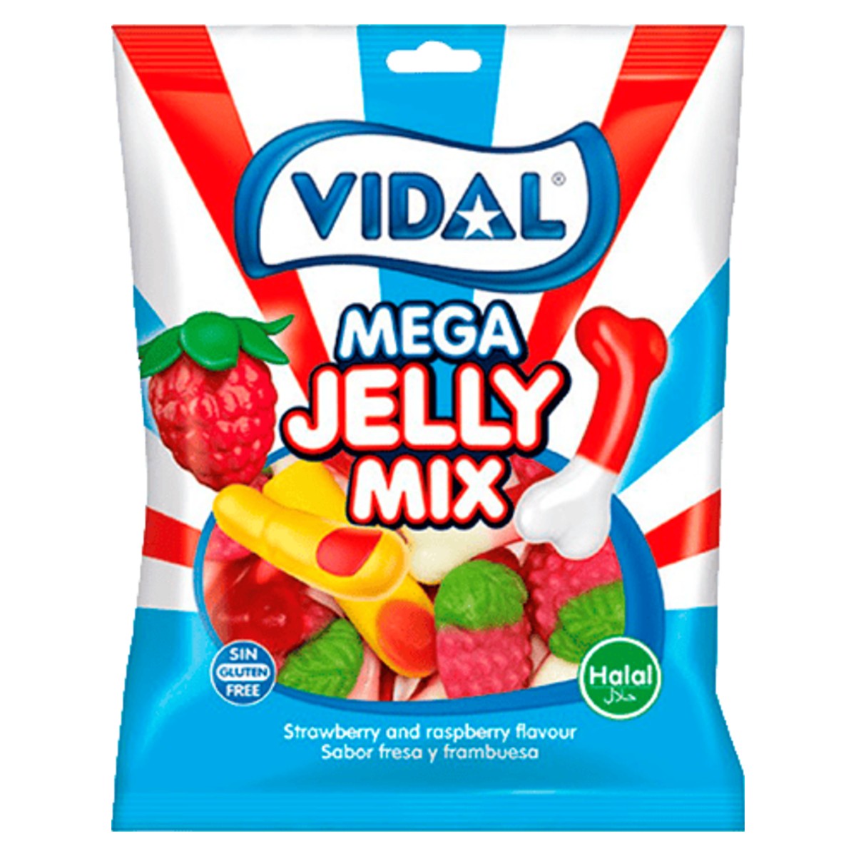 Vidal Mega Jelly Mix 90g