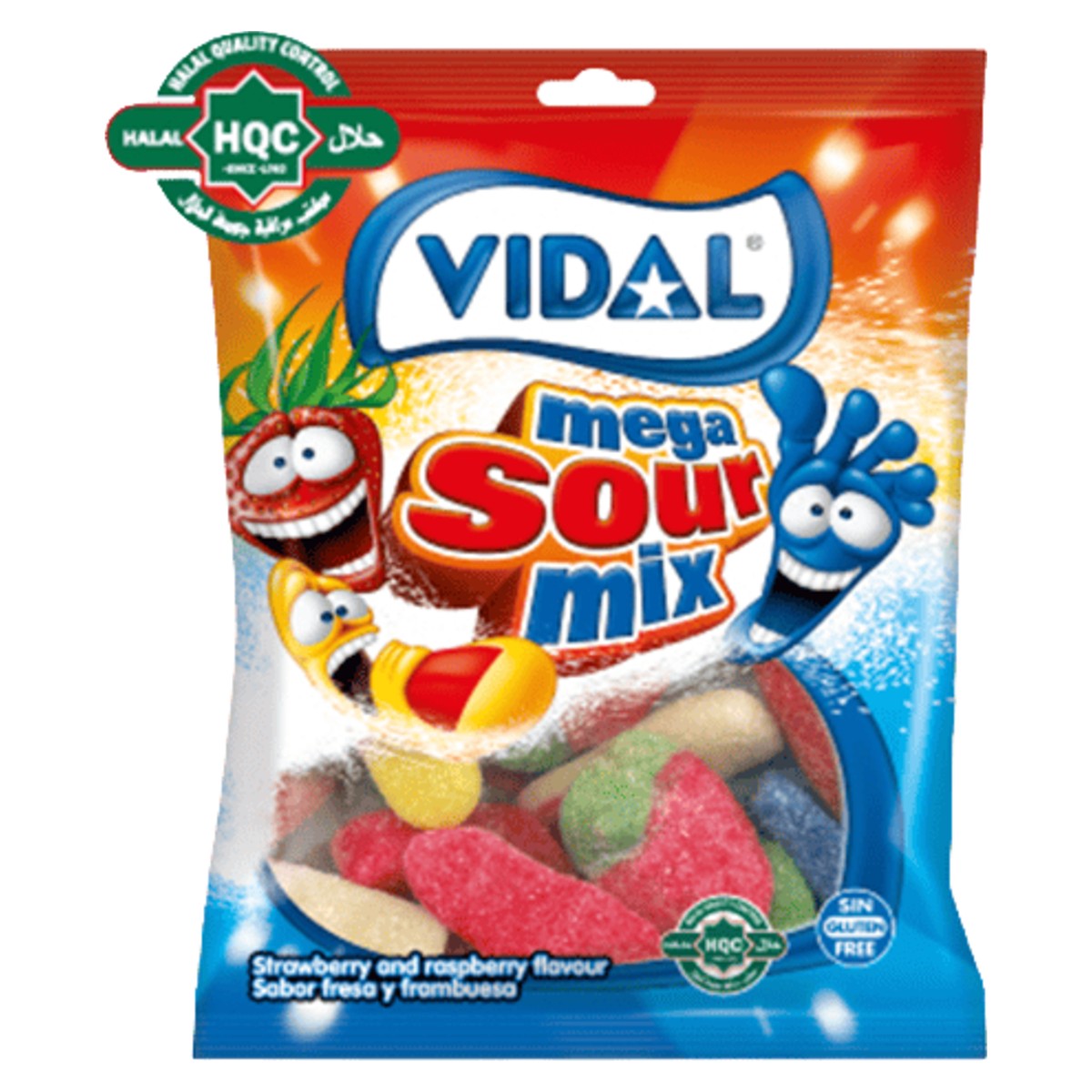 Vidal Mega Sour Mix 90g