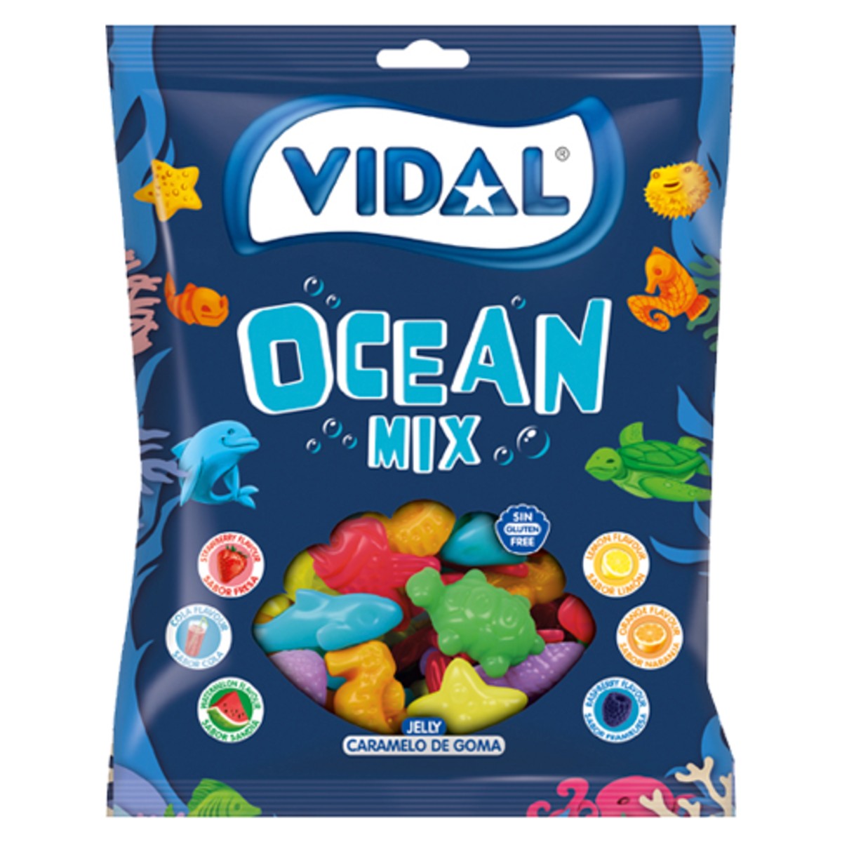 Vidal Ocean Mix Jelly Sweets 90g