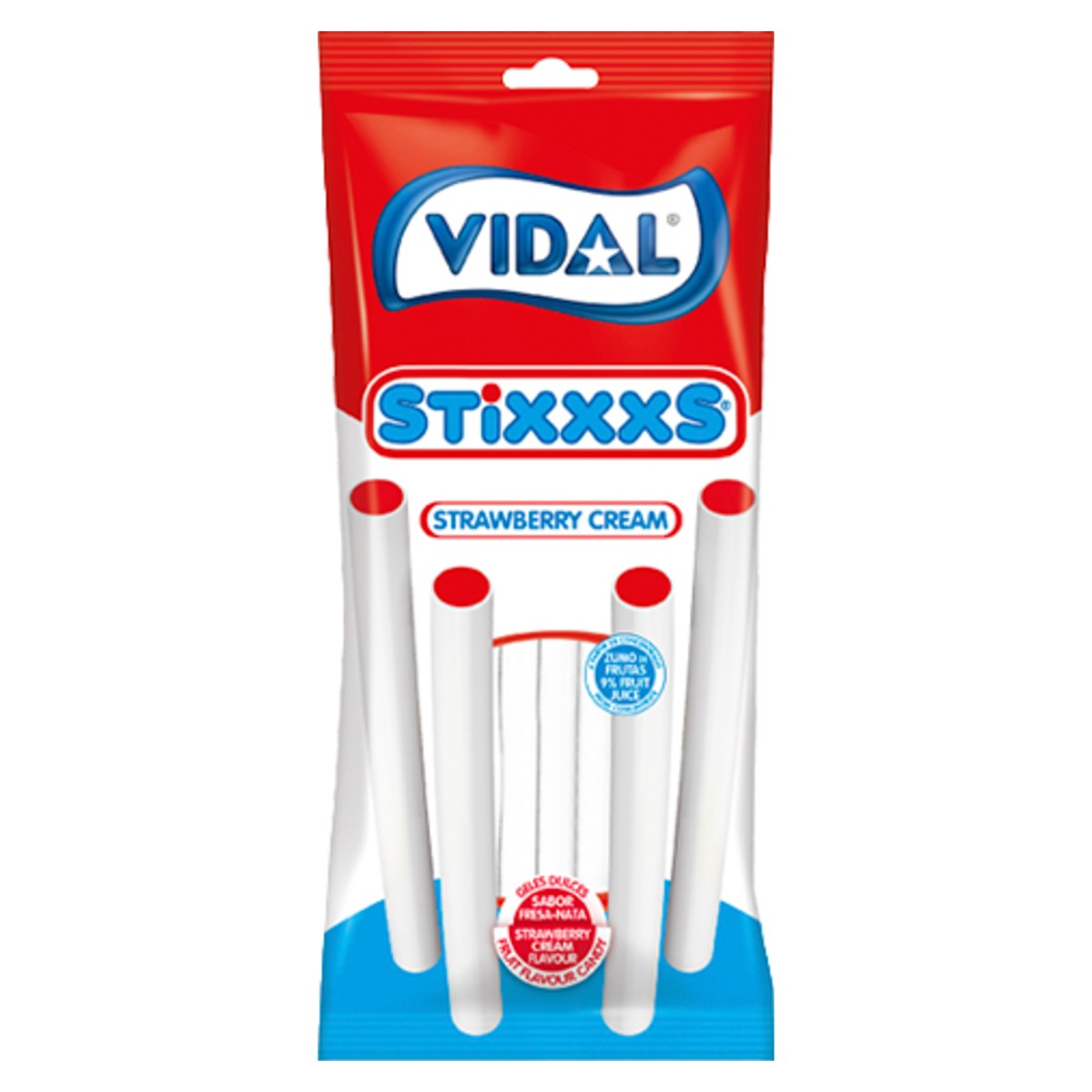 Vidal Stixxxs Strawberry Cream 90g