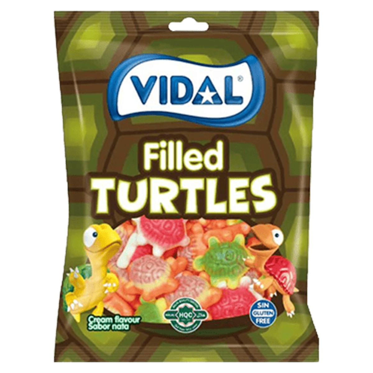 Vidal Turtles Jelly-Filled Gummies 90g