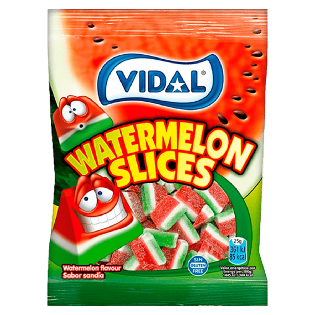 Vidal Watermelon Slices Gummies 90g