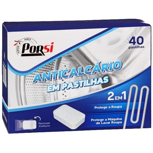 Washing Machine Anti-Limescale 2 in 1 Tablets Pack of 40