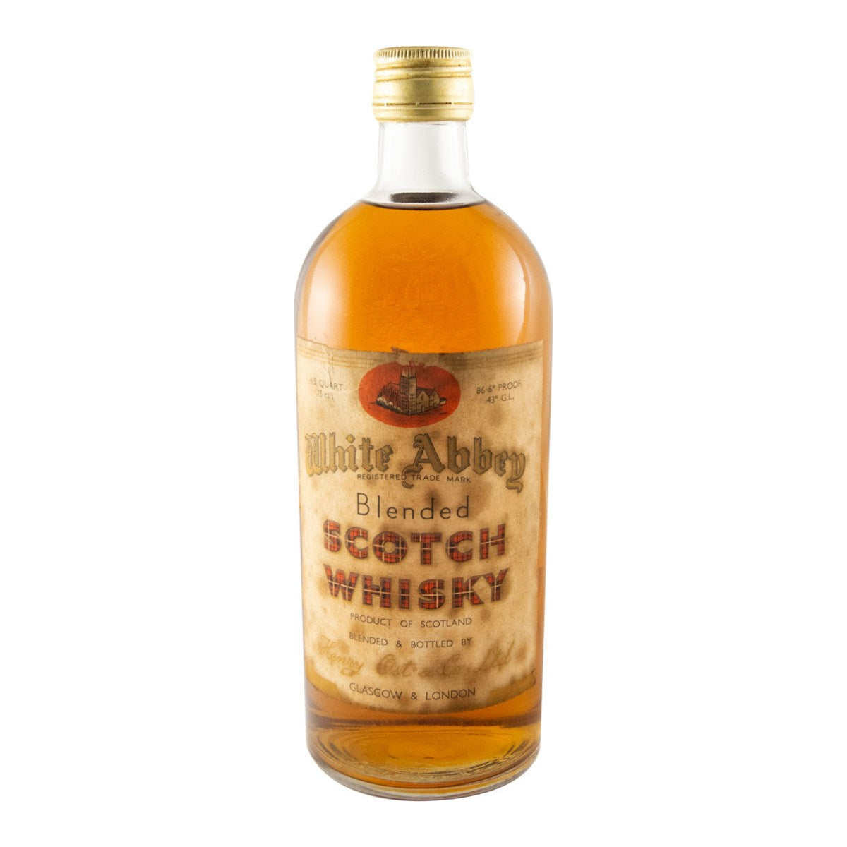 White Abbey Blended Scotch Whisky 750ml 43% ABV