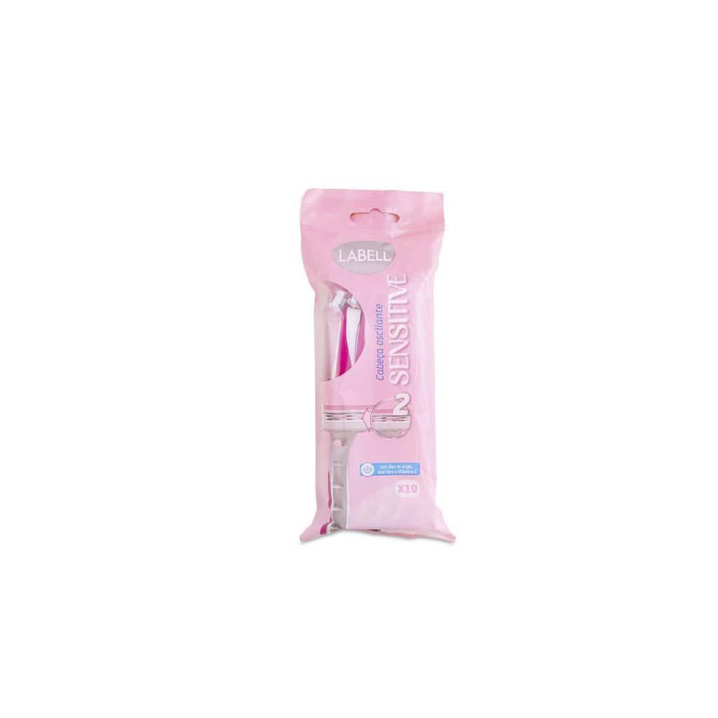 Women's Twin Blade Sensitive Disposable Razors Pack of 10