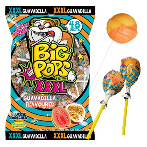 Guavadilla Granadilla Big Lolli Pop (per 1 unit)